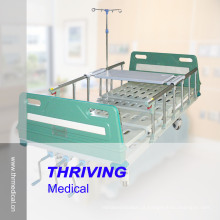 3-manivela manual cama de hospital (THR-MB03CR)